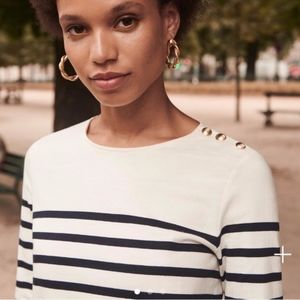 Loic Striped Jersey Top - Sézane